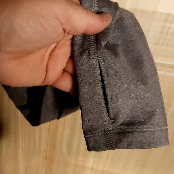 Nike Dri-fit Grey Womens Long Sleeve Turtleneck Activewear Medium - Picture 4 of 7